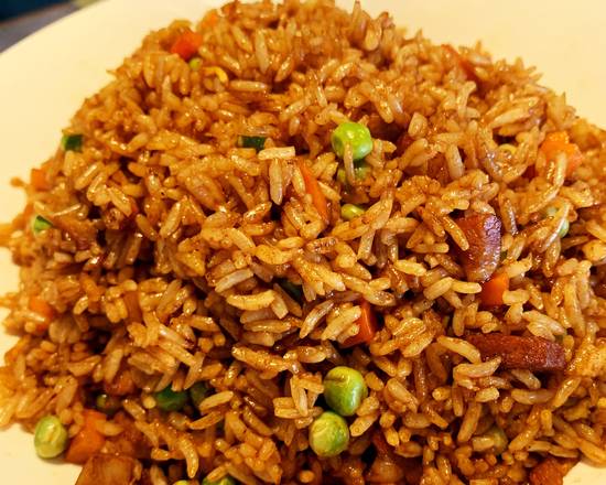 125. 叉烧炒饭 Riz frit aux porc BBQ Fried Rice with BBQ Pork